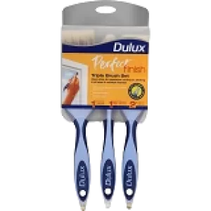 Image of Dulux Perfect Finish 3 Piece Paint Brush Set