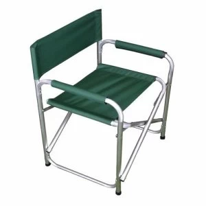 Image of Zexum Folding Directors Canvas Garden Chair - Green