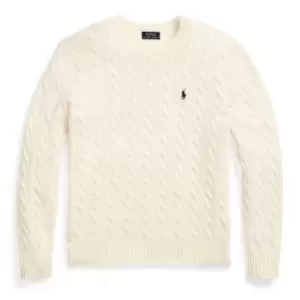 Image of Polo Ralph Lauren Cable Cash Jumper - Cream