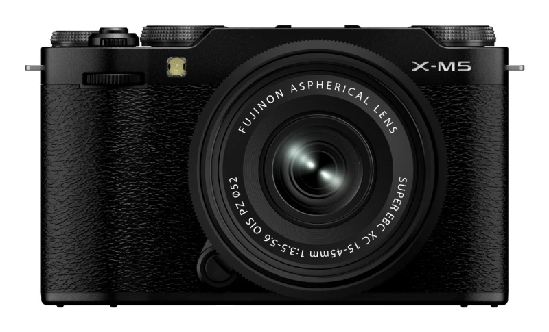 Image of Fujifilm X-M5 Mirrorless Camera with FUJINON XC 15-45mm f/3.5-5.6 OIS PZ Lens - Black 4547410547702