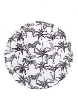 Image of Summerhouse By Navigate Madagascar Zebra Serving Tray