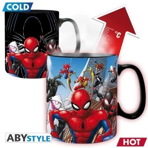 Image of Marvel - Spider Man Heat Change Mug