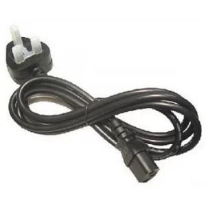 Image of Spire UK Power Lead, Kettle Lead, Moulded Plug, 1.8 Metres