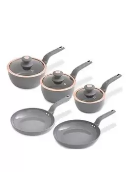 Image of Tower Cavaletto 5 Piece Pan Set - Grey