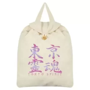 Image of Tokyo Spirit Kanji Backpack (cream/Pink)