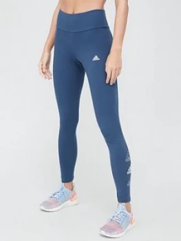 Image of Adidas Stacked Legging - Navy
