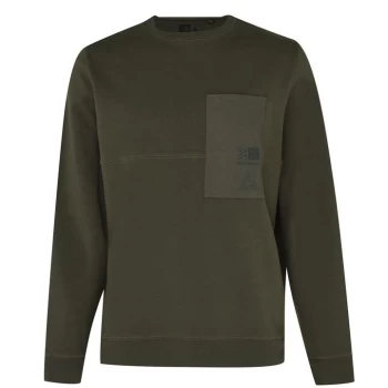 Image of Karrimor Eco Era Crew Sweatshirt Mens - Khaki