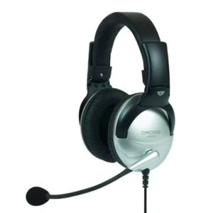 Image of Koss USB Stereo OnEar Headset SB45 Silver Black