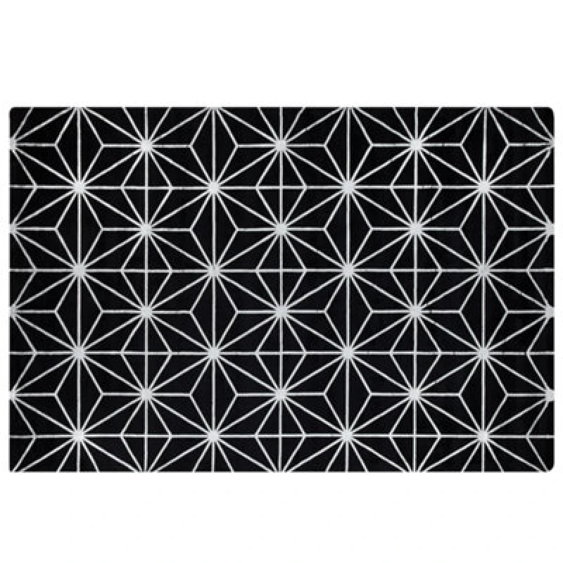Image of Beliani Rug Sibel Black 160 X 230 Cm Viscose