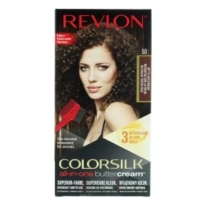 Image of Revlon Colorsilk Buttercream Lasting Color Medium Natural Brown For Women