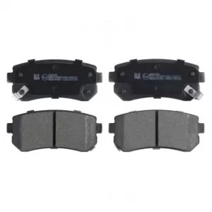 Image of Brake Pad set ADG04282 by Blue Print Rear Axle