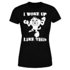 Image of Looney Tunes I Woke Up Like This Womens T-Shirt - Black - S