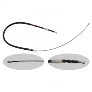 Image of parking Handbrake Cable 30727 by Febi Bilstein