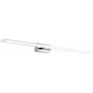 Image of Loops - Wall Light Colour IP44 Bathroom Chrome Shade White Plastic Bulb LED 21W Included