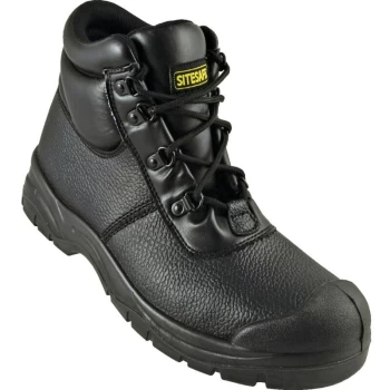 Image of S1P SRC Black Chukka Safety Boots - Size 9 - Sitesafe