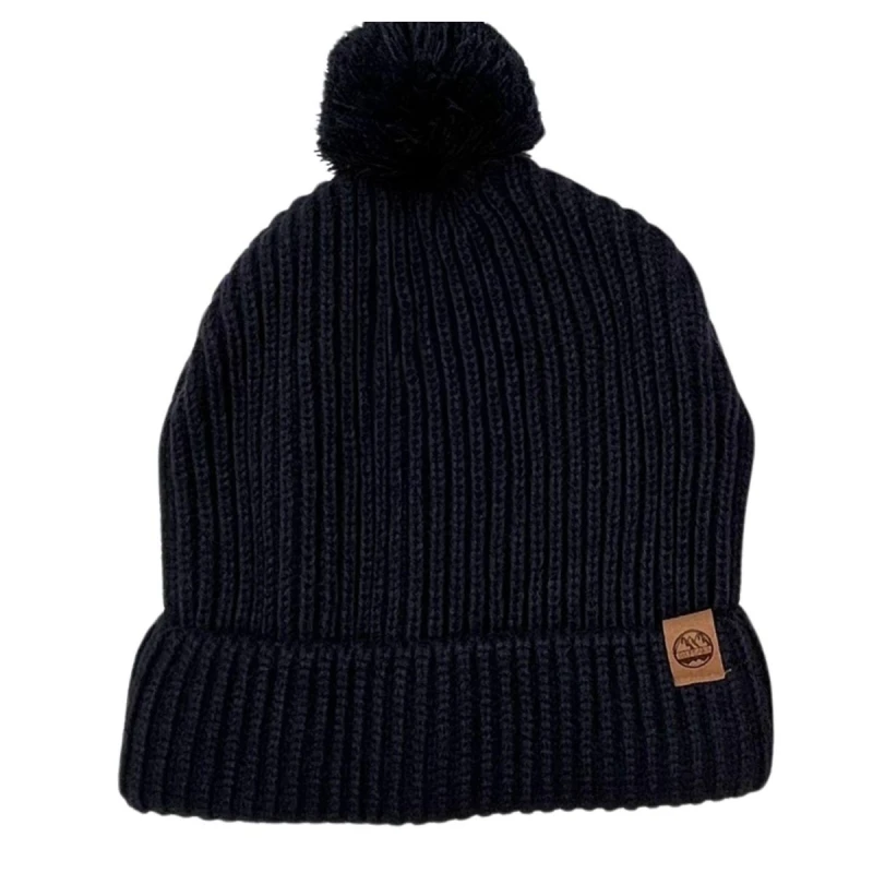 Image of Six Peaks Mens Pom Pom Beanie in Navy Navy Male One Size
