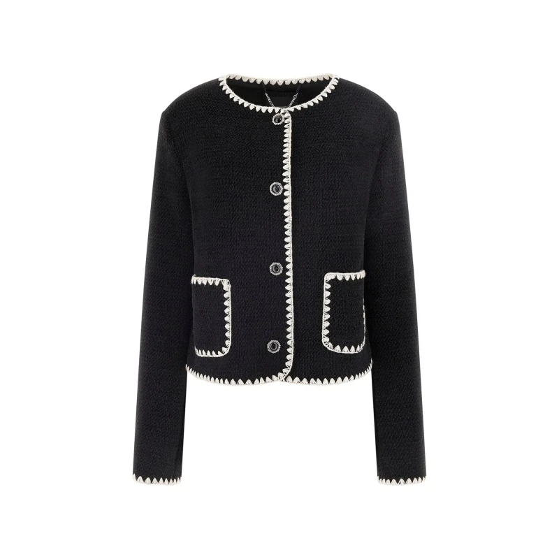 Image of Guess Womens blazer Guess Lucilla Buttoned Noir Female S