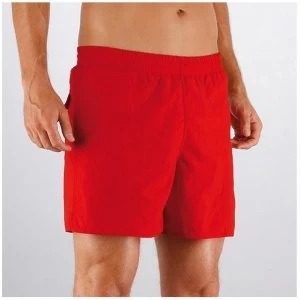 Image of Speedo Mens Solid Leisure Shorts Large China Red
