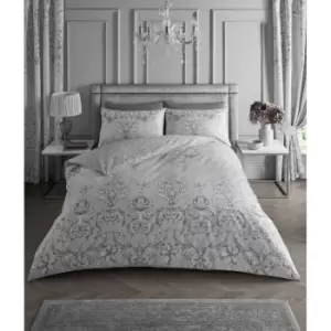 Image of Antoinette Duvet Cover Bedding Set - Grey - Double - TJ Hughes