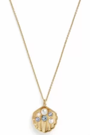 Image of Olivia Burton Under the Sea Gold Shell Necklace OBJSCN12