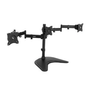 Image of VonHaus Triple Arm Monitor Desk Mound Stand Suitable for 13" to 27" Tilt and Swivel
