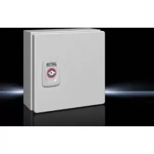 Image of Rittal KX 1551.000 Fitting bracket, Wall-mount enclosure 150 x 150 x 80 Steel plate Grey-white (RAL 7035)