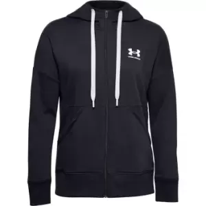 Image of Under Armour Armour Rival Fleece Full Zip Hoodie Womens - Blue