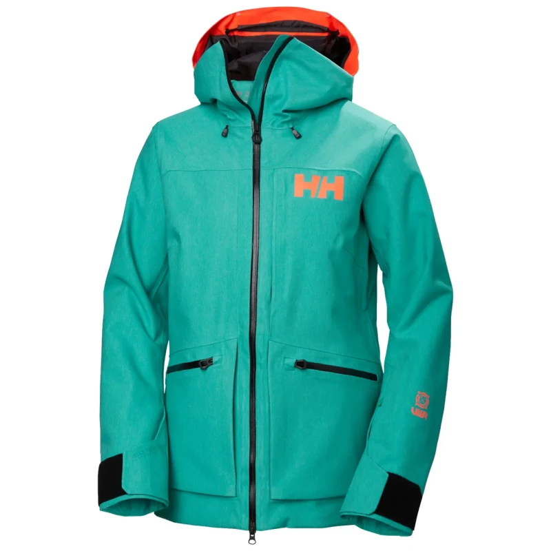 Image of Womens hiking jacket Helly Hansen Powderqueen 3.0 Vert Female S