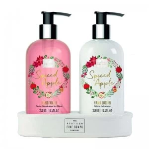 Image of Scottish Fine Soaps Spiced Apple Hand Care Set