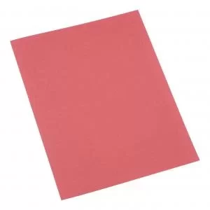 Image of Office Square Cut Folder Recycled 250gsm A4 Red Pack 100 394348