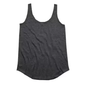 Image of Mantis Womens/Ladies Loose Fit Sleeveless Vest Top (L) (Charcoal Grey Melange)