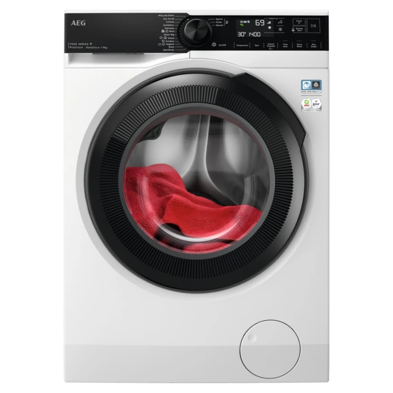 Image of AEG LFR74944AD 9KG Series 7000 ProSteam Autodose Washing Machine 1400RPM - White LFR74944AD
