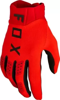 Image of FOX Flexair Motocross Gloves, black-red, Size S, black-red, Size S