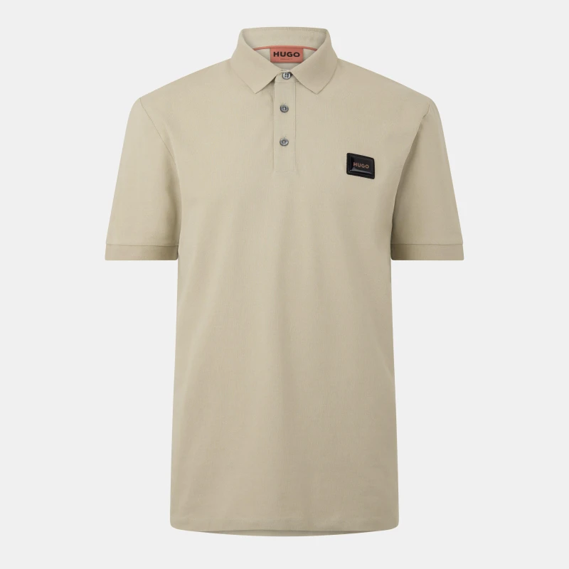 Image of Hugo Dereso Polo Shirt Open Beige male XS