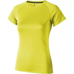 Image of Elevate Womens/Ladies Niagara Short Sleeve T-Shirt (S) (Neon Yellow)