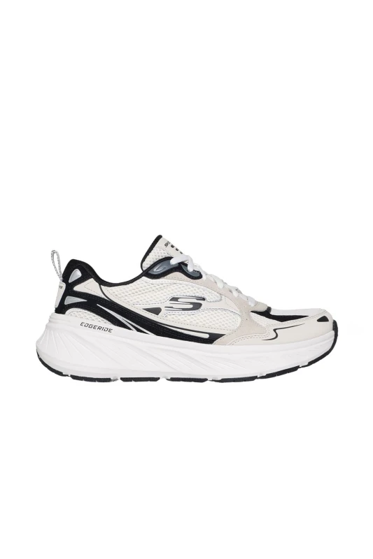 Image of Skechers Womens Edgeride - Rf Opm Overlay Mesh Lace-Up Natural //Black Size: 5 Natural Female 5