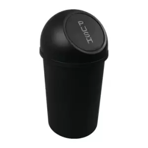 Image of Poubelle H490xD.253mm 13 l noir HELIT