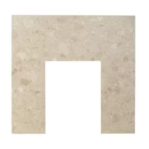 Image of Aurora Botticino White Marble Back Panel (H)940mm (W)940mm