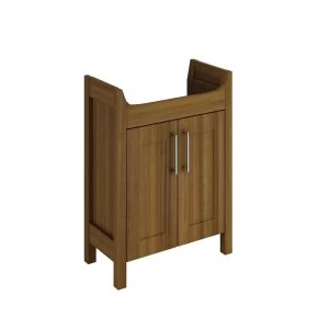 Image of Wickes Frontera Walnut Freestanding Vanity Unit - 600 mm