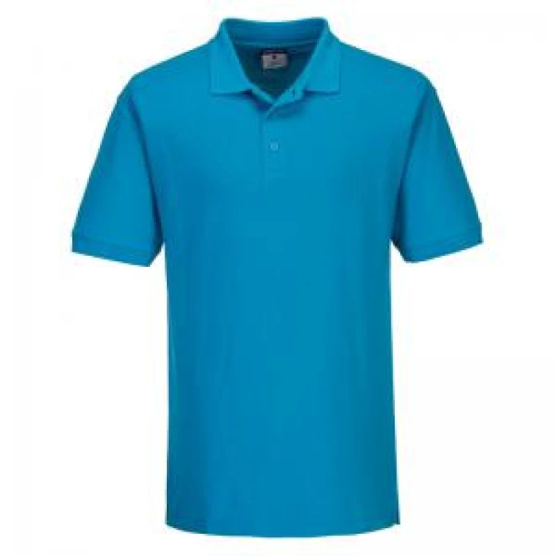 Image of Portwest Naples Polo Shirt B210AQRM Colour: Aqua