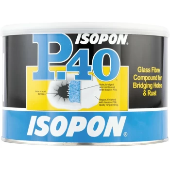 Image of P40/2 Glass Fibre Repair Kit Yellow Tin 1LTR - Isopon