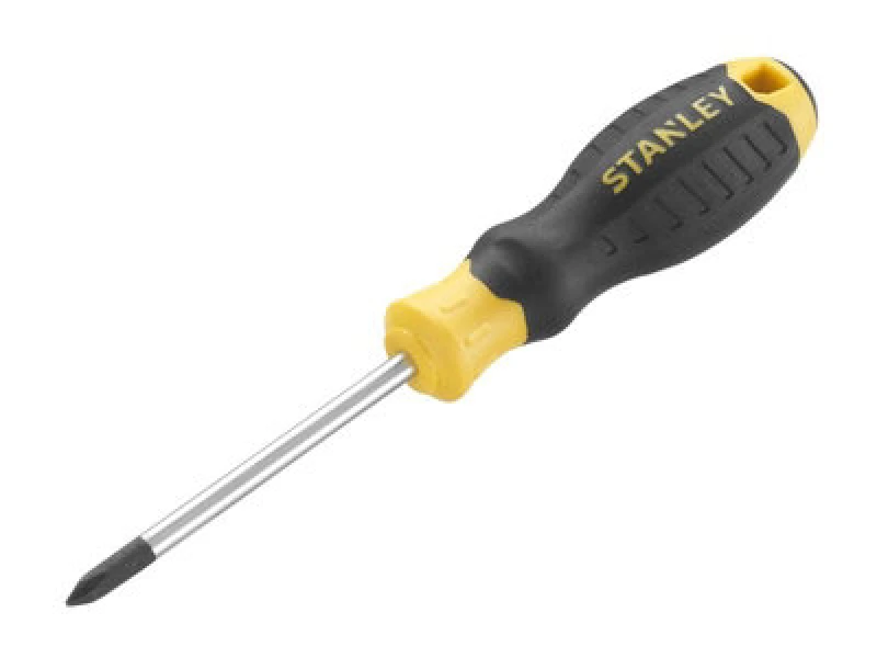 Image of Stanley Stht16155-0 Cushion Grip Screwdriver Phillips Tip Ph1 X 75mm Sta016155S