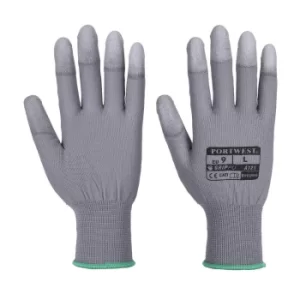 Image of Portwest PU Fingertip Gloves Grey M