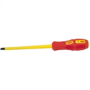 Image of Draper VDE Approved Fully Insulated Plain Slot Screwdriver, 6.5 x 150mm (Sold Loose)