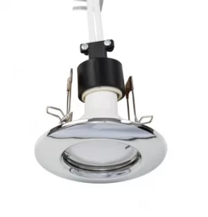 Image of MiniSun Non-Fire Rated Steel Fixed Downlight in Chrome