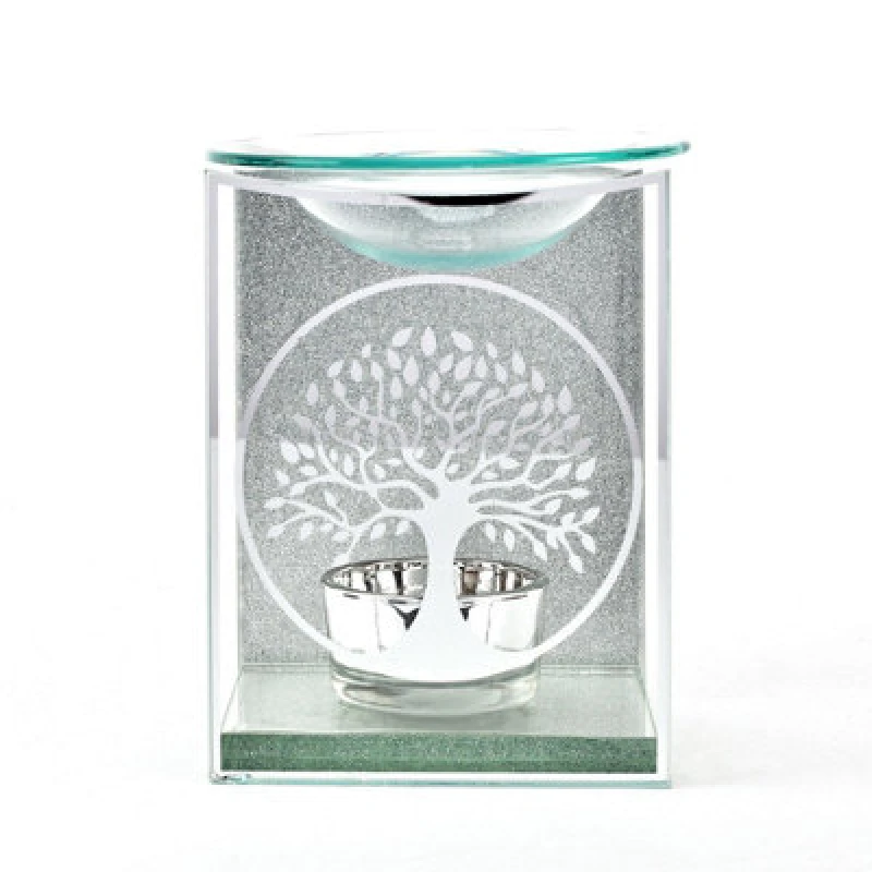 Image of Hestia Glass Tree Of Life Oil Burner