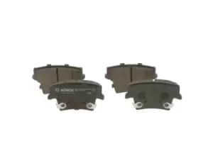 Image of Bosch Brake pad set CHRYSLER,DODGE 0 986 494 678 BP1673,E990R02A08342515,05142566AA 05142566AB,5142566AA,5142566AB,05142566AB,5142566AB