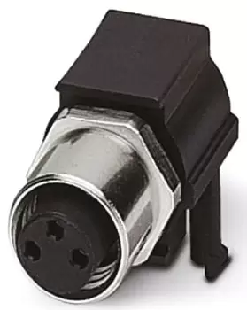 Image of Phoenix Contact Sacc-Dsiv-M 8Fs-3Con-L 90 Sensor Connector, M8, Rcpt, 3P, Panel