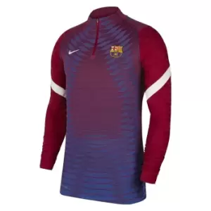Image of 2021-2022 Barcelona Elite Strike Drill Top (Noble Red)