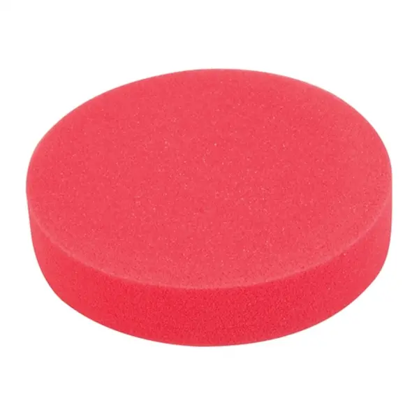 Image of Silverline Hook & Loop Polishing Foam Head Medium - 180mm Ultra-Soft Red